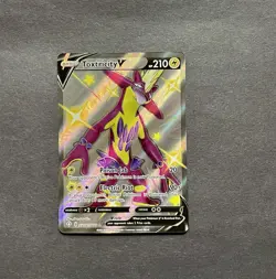 The Pokemon Company Toxtricity V Holo SV112/SV122 Shining Fates 210 HP 2021 - Image 1