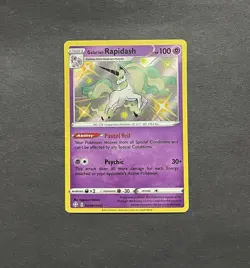 The Pokemon Company Galarian Rapidash Shiny Holo Rare SV048/SV122 100 HP Stage 1 - Image 1