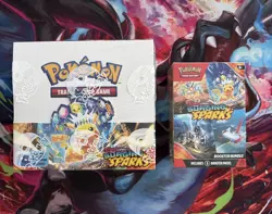 Pokemon TCG Scarlet & Violet Surging Sparks Booster Box & Bundle Factory Sealed - Image 1