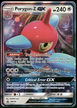 Pokemon Porygon-Z GX Promo SM Promos SM216 NM Holo - Image 1