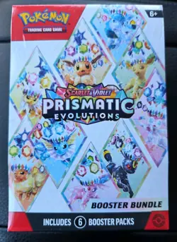 Pokemon TCG: S&V Prismatic Evolutions Factory Sealed Booster Bundle Box - Image 1