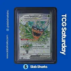 2023 POKEMON SV BLACK STAR PROMO #166 TEAL MASK OGERPON EX - Image 1