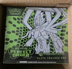 Pokemon Center Exclusive Elite Trainer Box Mega Evolution Perfect Order ETB - Image 1