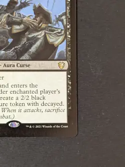 MTG - 1x Curse of the Restless Dead - Commander Innistrad Midnight Hunt NM Magic - Image 4