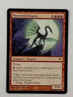 MTG - 1x Moonveil Dragon - Dark Ascension - NM - Red - Mythic - Magic #99 - Image 2
