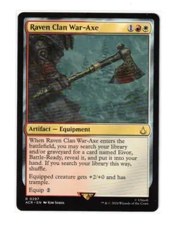 MTG - NM - Raven Clan War-Axe - Universes Beyond: Assassin's Creed 297 - Image 1