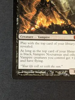 MTG - 1x Vampire Nocturnus - Core Set 2013 - LP - Magic The Gathering - #113 - Image 3