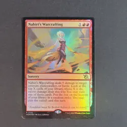 MTG - Nahiri's Warcrafting - March of the Machines - Promo Pack Cards - NM Foil - Image 2