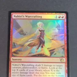 MTG - Nahiri's Warcrafting - March of the Machines - Promo Pack Cards - NM Foil - Image 5