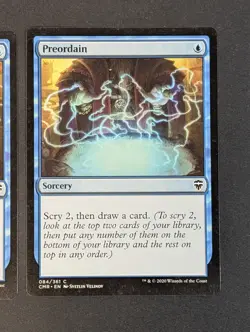 MTG - 2x Preordain - Commander Legends - NM/LP Blue - Magic The Gathering Common - Image 5