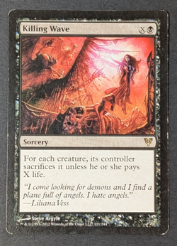 MTG - 1x Killing Wave - Avacyn Restored LP - Rare Black Magic The Gathering #111 - Image 1