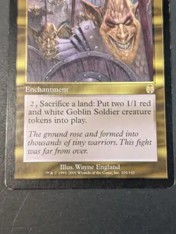 MTG - 1x Goblin Trenches - Apocalypse - MP/HP - Rare - Magic The Gathering #104 - Image 3