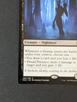 MTG - 1x Dread Presence - Core Set 220 - NM/LP - Magic The Gathering - #113 - Image 3