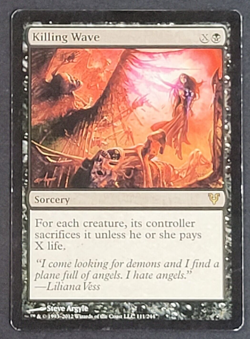 MTG - 1x Killing Wave - Avacyn Restored - MP/LP - Rare, Magic The Gathering 2012 - Image 1