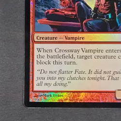 MTG - 1x Crossway Vampire - Innistrad - NM - Foil - Red Magic The Gathering #135 - Image 3