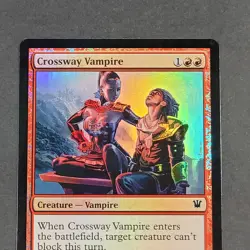 MTG - 1x Crossway Vampire - Innistrad - NM - Foil - Red Magic The Gathering #135 - Image 5