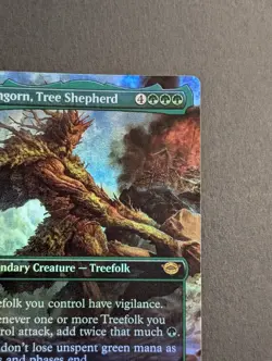 MTG - 1x Fangorn Tree Shepherd - NM Pack Fresh Borderless - LOTR - #415 - Magic - Image 4