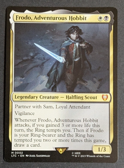 MTG - Frodo Adventurous Hobbit - NM - Lord of the Rings: Tales of Middle Earth - Image 1