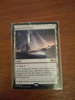 Detection Tower ,Core Set 2019, NM, MTG-Magic the Gathering, Regular - Image 1