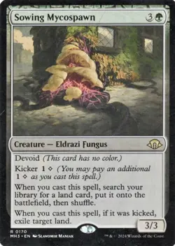 MTG Sowing Mycospawn - 170 / English / Near Mint Magic Card - Image 1
