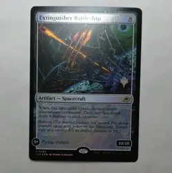 Extinguisher Battleship Edge of Eternities MTG M/NM Promo Foil - Image 1