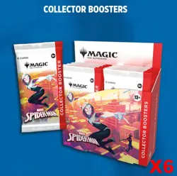 Sealed Marvel's Spider-Man Collector Booster Box Case PRESALE 9/19 MTG (6 Boxes) - Image 1