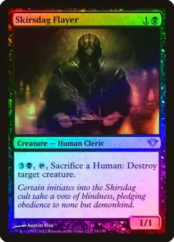 Skirsdag Flayer FOIL Dark Ascension NM Black Uncommon MAGIC MTG CARD ABUGames - Image 1