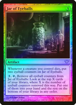 Jar of Eyeballs FOIL Dark Ascension NM Artifact Rare MAGIC MTG CARD ABUGames - Image 1