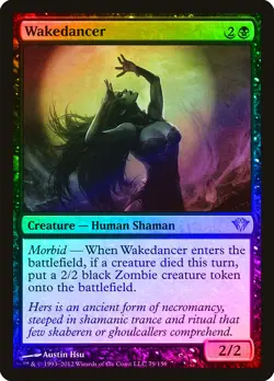 Wakedancer FOIL Dark Ascension NM Black Uncommon MAGIC GATHERING CARD ABUGames - Image 1