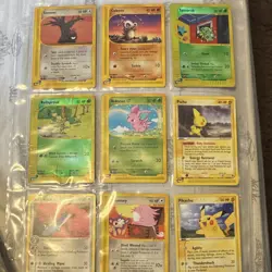 Pokemon TCG e-readers Lot 9 Cards Sentret Cubone Spinarak Bellsprout Nidoran - Image 1
