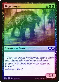 Bogstomper FOIL Core Set 2019 / M19 NM Black Common MAGIC MTG CARD ABUGames - Image 1