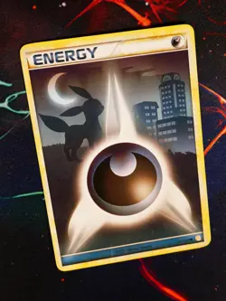 HP Pokemon (Non-Holo)DARKNESS ENERGY Card HEARTGOLD SOULSILVER 121/123 Umbreon#4 - Image 1