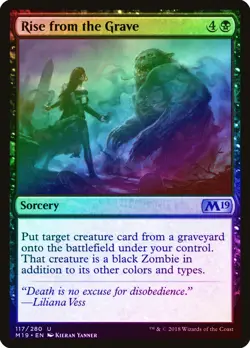 Rise from the Grave FOIL Core Set 2019 / M19 NM Black Uncommon CARD ABUGames - Image 1