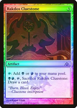 Rakdos Cluestone FOIL Dragon's Maze NM Artifact Common MAGIC MTG CARD ABUGames - Image 1