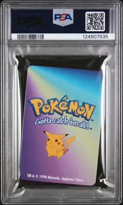 1998 KFC POKEMON CARD GAME #25 PIKACHU PSA 8 - Image 2