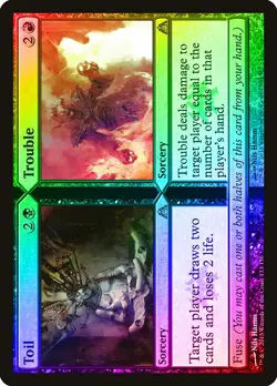 Toil and Trouble FOIL Dragon's Maze NM Black Red Uncommon MAGIC CARD ABUGames - Image 1