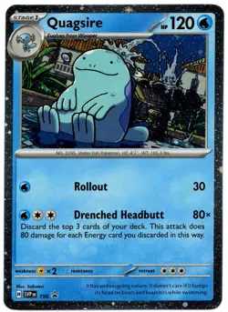 Quagsire Cosmos Holo Promo SV: Scarlet & Violet Promo Cards 156 NM - Image 1