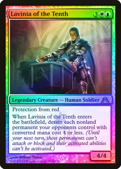 Lavinia of the Tenth FOIL Dragon's Maze NM White Blue Rare MAGIC CARD ABUGames - Image 1