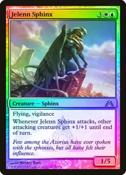 Jelenn Sphinx FOIL Dragon's Maze NM White Blue Uncommon MAGIC CARD ABUGames - Image 1