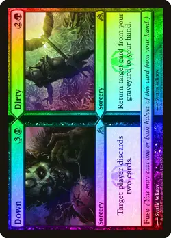 Down and Dirty FOIL Dragon's Maze NM Black Green Uncommon MAGIC CARD ABUGames - Image 1