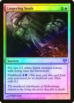 Lingering Souls FOIL Dark Ascension PLD White Uncommon MAGIC CARD ABUGames - Image 1