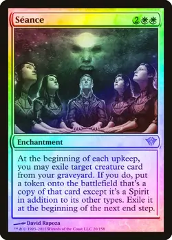 Seance FOIL Dark Ascension NM White Rare MAGIC THE GATHERING MTG CARD ABUGames - Image 1