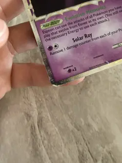 Espeon 81/90 Prime Heartgold Soulsilver Undaunted Ultra Rare Pokemon Card HP DMG - Image 3