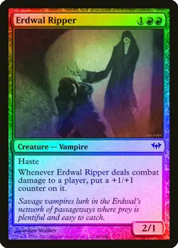 Erdwal Ripper FOIL Dark Ascension NM Red Common MAGIC GATHERING CARD ABUGames - Image 1