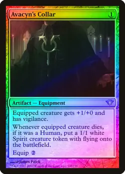 Avacyn's Collar FOIL Dark Ascension NM Artifact Uncommon MAGIC CARD ABUGames - Image 1