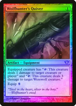 Wolfhunter's Quiver FOIL Dark Ascension NM Artifact Uncommon MTG CARD ABUGames - Image 1