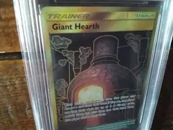 Pokemon vmax gold secret graded art sr giant hearth vstar 263/236 gx ex Card b6 - Image 2