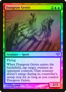 Dungeon Geists FOIL Dark Ascension NM Blue Rare MAGIC GATHERING CARD ABUGames - Image 1