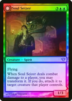 Soul Seizer / Ghastly Haunting FOIL Dark Ascension NM Uncommon CARD ABUGames - Image 1