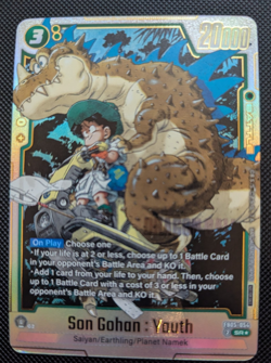 Son Gohan: Youth FB05-054 SR* Tournament Holo Card Dragon Ball Super See Pics - Image 1